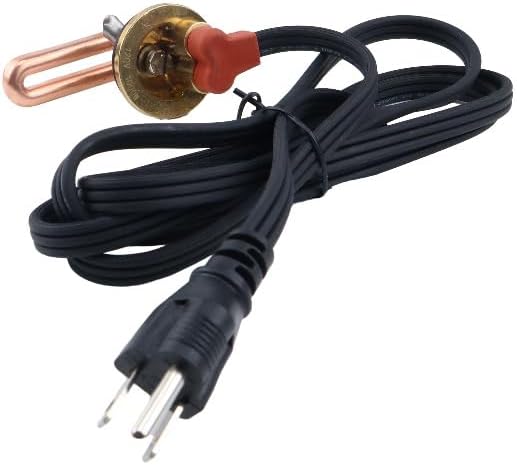 DVPARTS Engine Block Heater 3100130 Compatible with Chevrolet and GMC 2001-2008 V8-6.6L, Diesel (Duramax), 2007-2015 V8-6.6L Diesel (Duramax), 40mm Diameter 120V 1000W