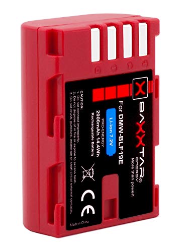 Baxxtar PRO batteria per Panasonic DMW BLF19 e con...