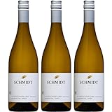 Weingut Schmidt Souvignier Gris Trocken Weisswein Weiss BIO Deutschland inkl. FeinWert E-Book (3 x 0.75 l)