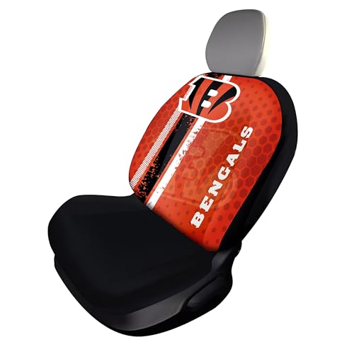 FANMATS NFL - Cincinnati Bengals SEATCOVERRALLY-Cincinnati Bengals Rally Seat Cover - Full Color Vivid Design - 1pc