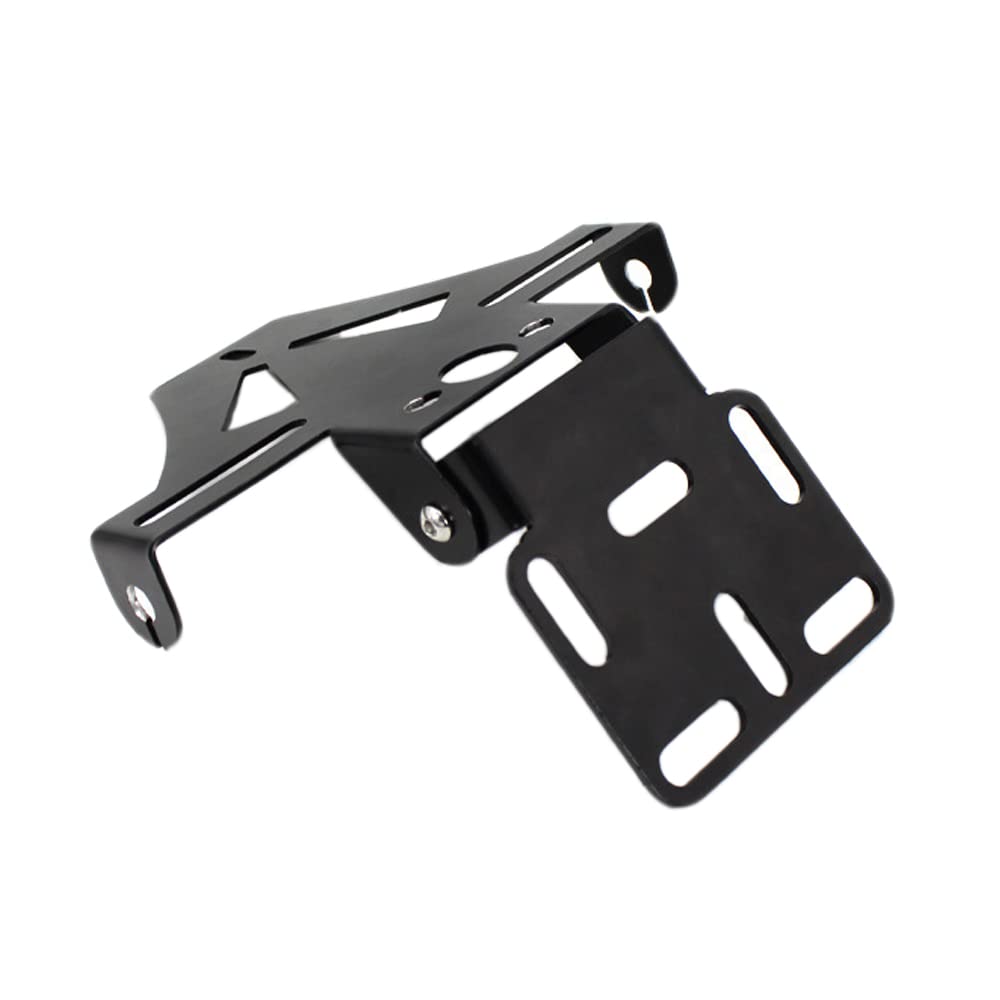 Regolabili per Motociclo Supporto per targa del motociclo Baceyong, staffa di montaggio multifunzionale del motociclo Supporto universale della targhetta pieghevole della coda