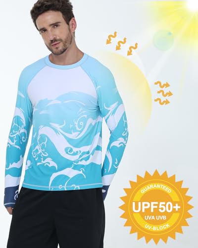 Camisetas de protección UV para pesca en el agua y deportes de verano 5