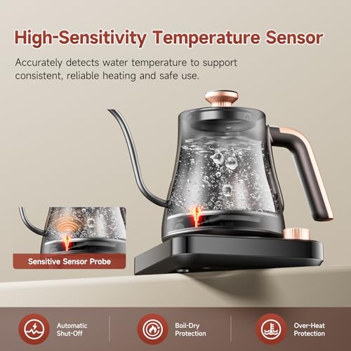 Tetera Eléctrica Olega 0.8L Control Temperatura miniatura 5
