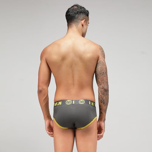 Image of Zoiro Men's Brief | Soft Band | Soft No-Marks Elastic | Breathable Innerwear | Pack of 1 | Color May Vary