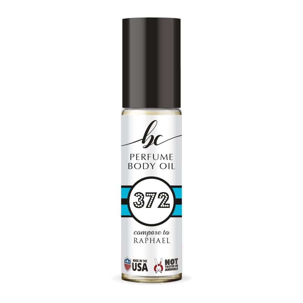 BC Perfume 372 Inspired by Lauren Raphael For Women Replica Fragrance Body Oil Dupes Alcohol-Free Sample Travel Size Concentrated Long Lasting Roll-On 0.3 Fl Oz/10ml