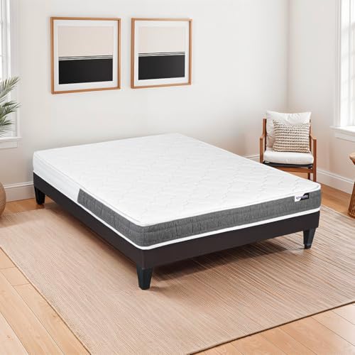 Sieston Matelas 180x200 cm en Mousse à Mémoire de Forme Eden Épaisseur 14 cm Soutien Ferme & Soulage Les Points de Pression | Fabrication Europe