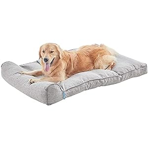 BDEUS 50 x 36 x 65In Orthopedic Dog Beds for Large Dogs Clearance Super Thick Comfortable Pet Bed with Pillow Washable Cover and Anti Slip Bottom