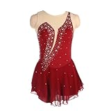 Photo Gallery purpleq ragazze donne a da pattinaggio artistico senza maniche strass ginnastica body competizione allenamento atletico adulto per gara tutu danza classica ballerina,wine red,l Photo Gallery purpleq ragazze donne a da pattinaggio artistico senza maniche strass ginnastica body competizione allenamento atletico adulto per gara tutu danza classica ballerina,wine red,l