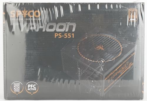 550 Watt Netzteil SPYCO Typhoon PS-551 für Gaming