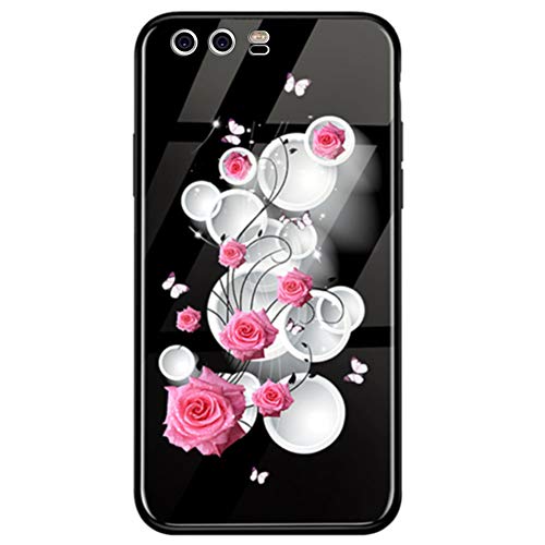 Agganciabile Luminosa Backcover con Lampeggiante Custodia in Vetro Temperato, con motivo colorato per Huawei P10 Plus, che rendono il tuo telefono elegante, adatto a tutte le occasioni.