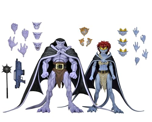 Image of NECA Collectible 2-Pack Gargoyles: Vows Ultimate 7 inch Scale Action Figures - Goliath and Demona