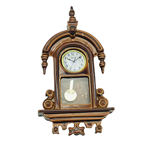 【Grandi regali】: orologio romano modello di mobili per bambole, bei regali di festa di compleanno per bambini piace giocare a casa delle bambole.