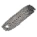 Single Speed for Bike Chain for Fixed Gear Bicycles, 116-Link Steel Chain with Safety Buckle, High Tensile Strength (980KG), Heavy-Duty Silver Chain