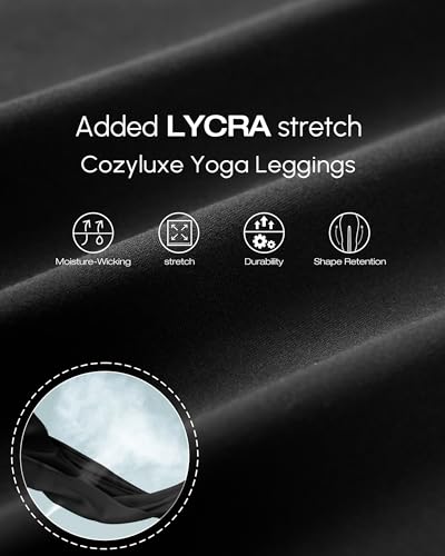 PERSIT Womens Cozyluxe Gym Leggings 25''/28'' - High Waisted Buttery Soft Yoga Pants for Women Workout Sports Running Activewear Leggings - Image 4