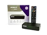 Humax 9-00142 - Decoder digitale terrestre DVB-T2 HD-2022T2 Digimax T2 con telecomando 2 in 1 per controllare il TV