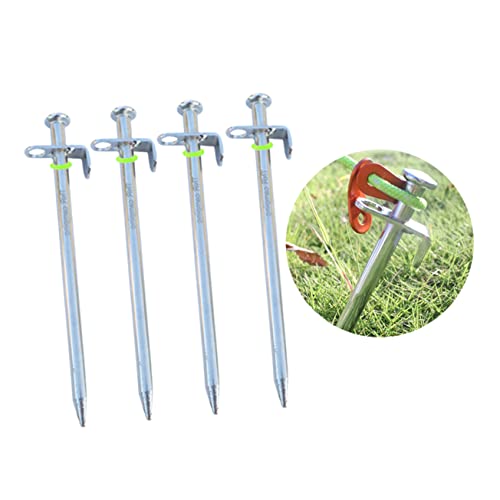 Estacas para carpas resistentes toldos piquetas Toyvian con fluorescente 8