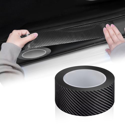 EINESIN Upgraded Car Door Edge Entry Guards, Thickened 5D Carbon Fiber Anti-Collision Waterproof Protector Tape, Scratch Cover Strip Sticker for Car Door Sill Rear Bumper