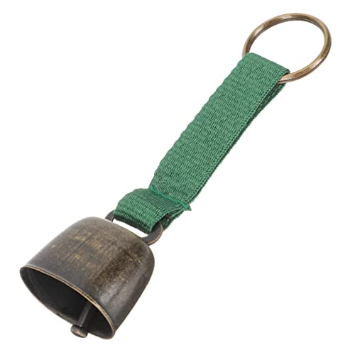 HOMOCONO Hiking Gear Alert Bear Bell Metal Construction Easy Clip-on Bells for Backpack for Outdoor Activities