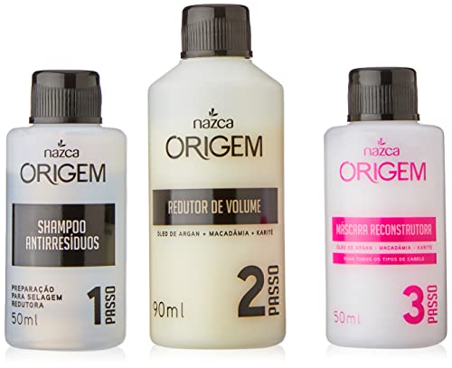 Nazca Cosméticos Origem Kit Selagem Redutora - Todos Os Tipos De Cabelo