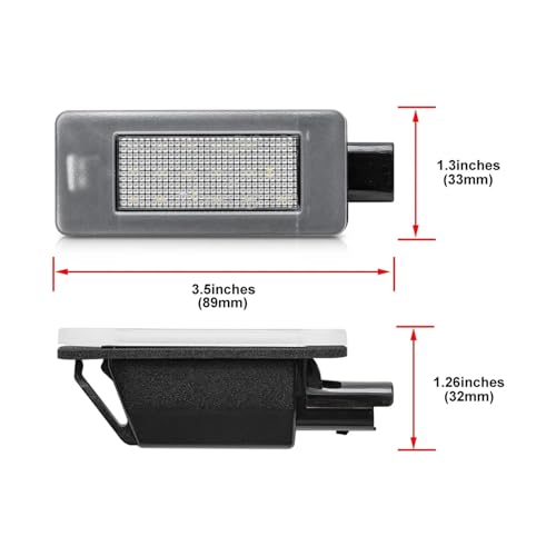 Luces LED traseras para matrícula coche Peugeot 2008 Hatchback SW 4