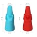 Tapones de Vino,Silicona Tapones para Botellas Colores 5 Pack Reutilizables Tapones de...