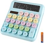 Calculatrices HIHUHEN Grande calculatrice solaire & Puissance de la batterie 12 Affichage numérique Multi-fonctionnel Big Button pour le calcul de l'école de bureau de commerce (HY-2208)