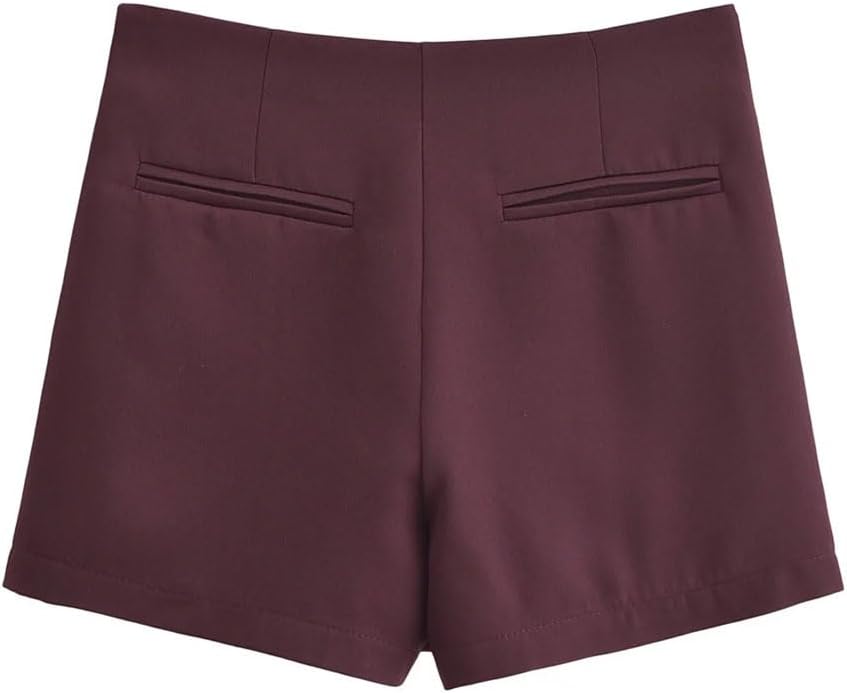 Women Solid A-Line Skorts Skirt Pleated Slim Straight Skirt Streetwear Casual Mini Skirts