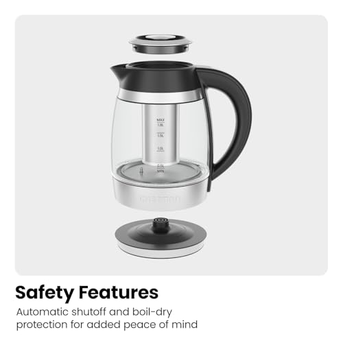 CHEFMAN Custom-Temp 1.8L Electric Kettle – Stainless Steel - image 6
