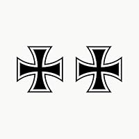 Adesivo Auto Motociclista Scudo Maltese Decalcomania Softair - Foto 8