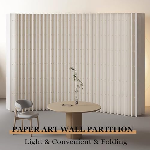 Écran de séparation de pièce rétractable en papier kraft haut de gamme - 2