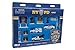 Daron NYPD Deluxe 11-Piece Playset of Die-Cast Metal and Plastic Vehicles, Aircraft, Figures, and Accessories Toy and Collectible Gift Pack for Ages 3+