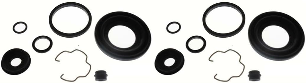 Rear Disc Brake Caliper Repair Kit - 2 Set Caliper Rebuild Kit Replacement Brake Caliper Repair Kit ZGYWAutoParts for Kia Forte 2.0L 2014-2016, for Kia Soul 1.6L 2014-2019, for Kia Soul 2.0L 2014-2019