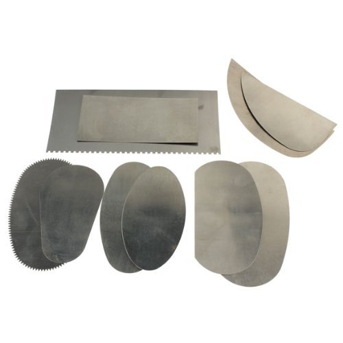 TOOGOO(R)10pcs raspador de acero inoxidable para arcilla artes de ceramica de artesania de escultura