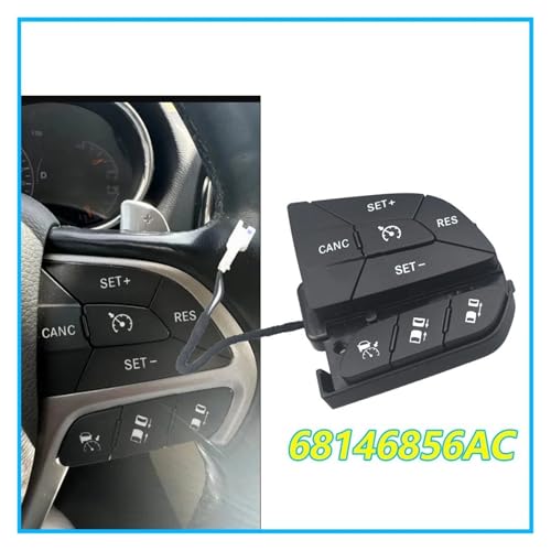 Bouton volant Jeep Grand Cherokee 2014-2019 interrupteur de commande gauche - 3
