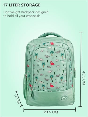 Image of PB Pearlbags 18L Printed Casual Backpack,3 Compartment,Premium Fabric,Water Resistant Anti Theft,School & College Bag for Boys and Girls,Office & Travel Bag for Men and Women,45X30X13 Cms