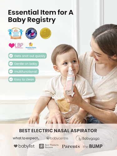 image for GROWNSY Nasal Aspirator for Baby, 2-in-1 Electric Nose Spray & Suction