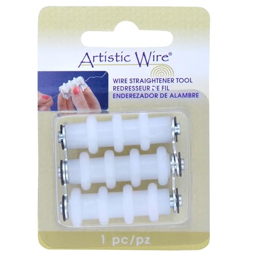 Artistic Wire Tool, Nylon Wire Straightener, 3 Rollers