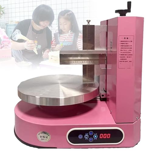 Herramienta automática de alisado de pasteles, alisador de glaseado ajustable para una crema de mantequilla y fondant perfectos, raspador esencial para hornear para decoración profesional de pasteles