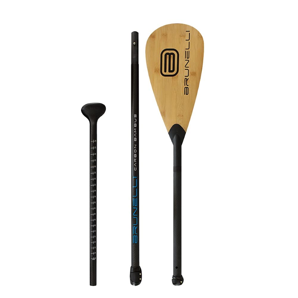 Brunelli Carbon Bambus Kajak Dual Tech Paddle 2-in-1 SUP Paddel 180-220cm