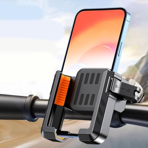 EpheyFIF Compatibilité tout-terrain : support de téléphone moto aventures en plein air 87,7 x 65 x 95,3 mm compatible avec la coque de protection