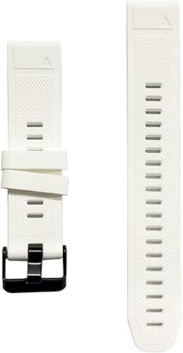 Miniatura 4 de Garmin Fenix 6S - Correa deportiva de silicona compatible con 0.787 in, correa de hebilla negra de liberación rápida