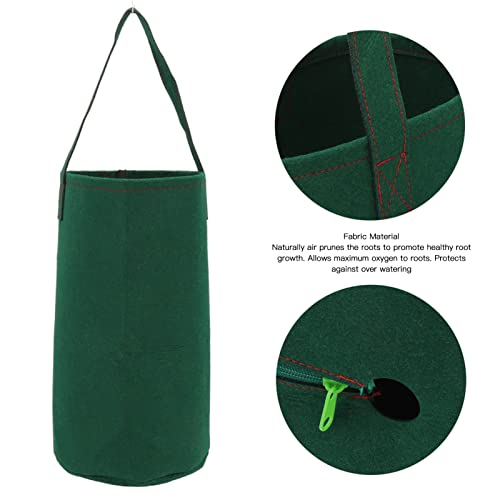 Strawberry Grow Bags with Hole, 4 Pack Upside Down Tomato Planter - Image 3