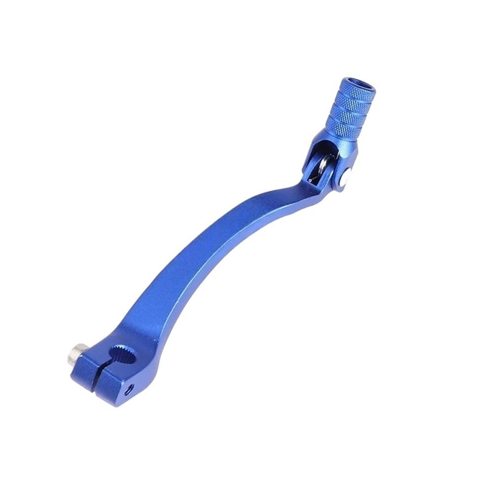 Xvedfh Blue Gear Shifter Pedal Motorcycle Cnc Aluminium Folding Gear Shifter Shift Lever Dirt Pit Bike For 50Cc 70Cc 110Cc 125Cc For Crf Klx 50