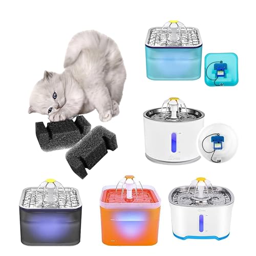 Filtro esponja para fuente de agua de gato, pack 8 miniatura 2