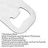 Bottle Opener with Keyring, Stainless Steel Keychain Beer Soda Bottle Opener for Home, Bar, Party #2