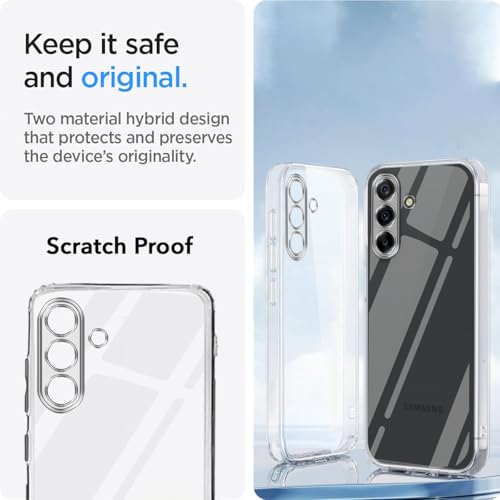 Image of Jkobi Back Cover for Samsung Galaxy A36 5G (Silicone Clear Shockproof Case with Camera Protection | Soft and Flexible | Transparent)