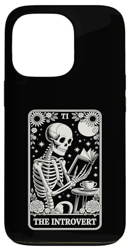 The Introvert Tarot Card Indoorsy Skeleton Inrovert �X�}�z�P�[�X iPhone 13 Pro �p