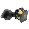 Alpinetech CS-30/LCS-30 Black 30mm Maintained Selector Switches, 3P or 2P (LCS30-3P 2NO)