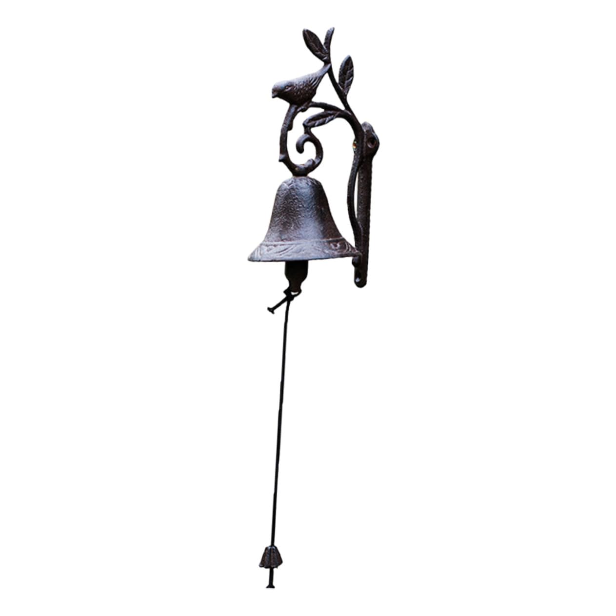 Sonnette murale vintage en fer forgé aux oiseaux DOITOOL pour décoration de jardin