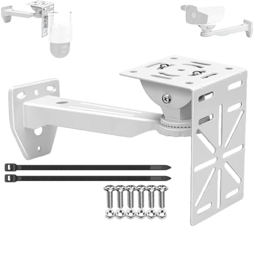 Support caméra de sécurité en acier 30 cm L pour fixation murale de garage et système de maison